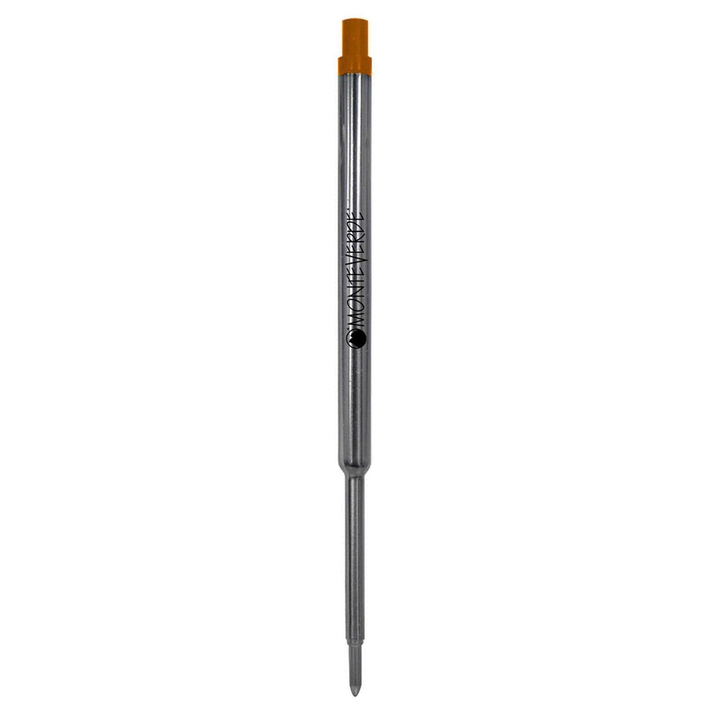 Monteverde Soft Roll Ballpoint Pen Refill (to fit Waterman - Brown - Pack of 2)