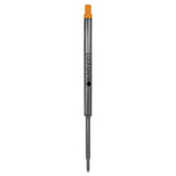 Monteverde Soft Roll Ballpoint Pen Refill (to fit Waterman - Orange - Pack of 2)