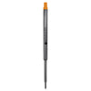 Monteverde Soft Roll Ballpoint Pen Refill (to fit Waterman - Orange - Pack of 2)