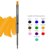 Monteverde Soft Roll Ballpoint Pen Refill (to fit Waterman - Orange - Pack of 2)
