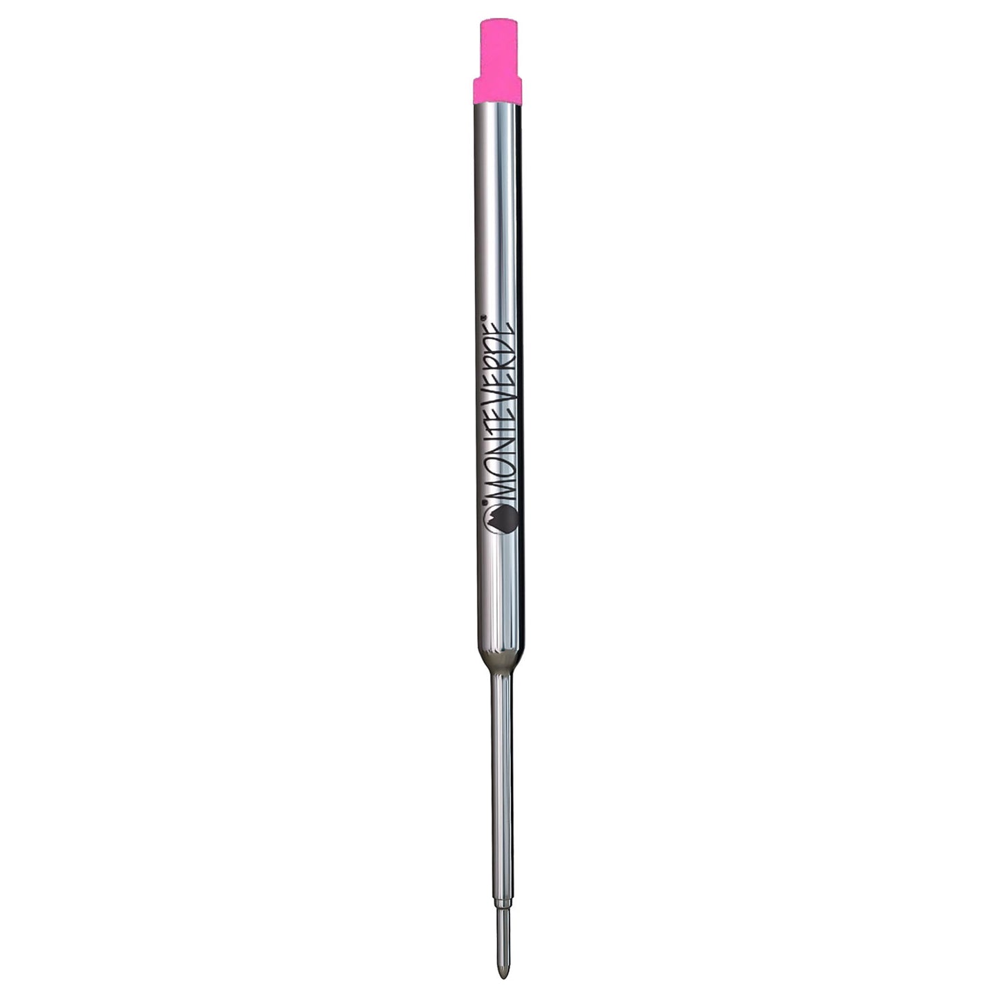 Monteverde Soft Roll Ballpoint Pen Refill (to fit Waterman - Pink - Pack of 2)