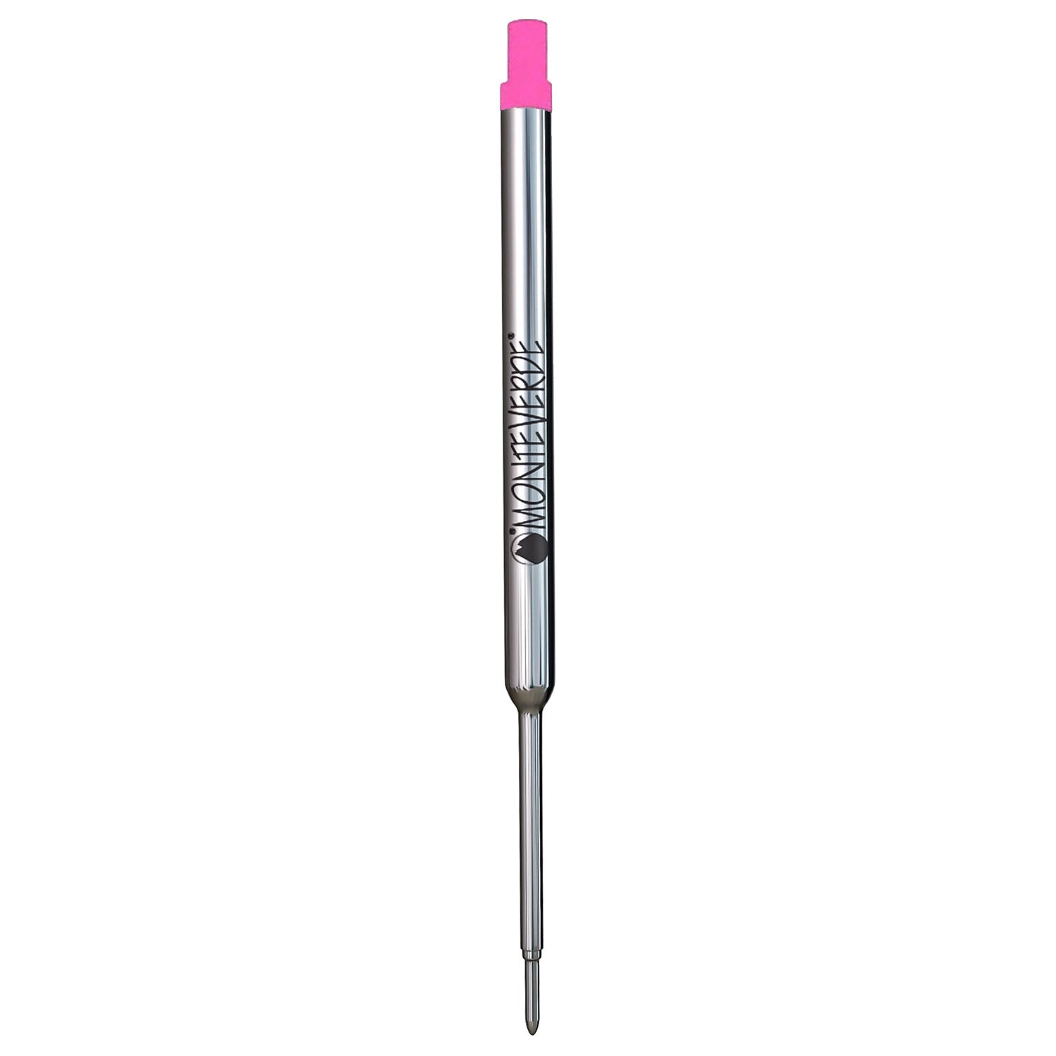 Monteverde Soft Roll Ballpoint Pen Refill (to fit Waterman - Pink - Pack of 2)