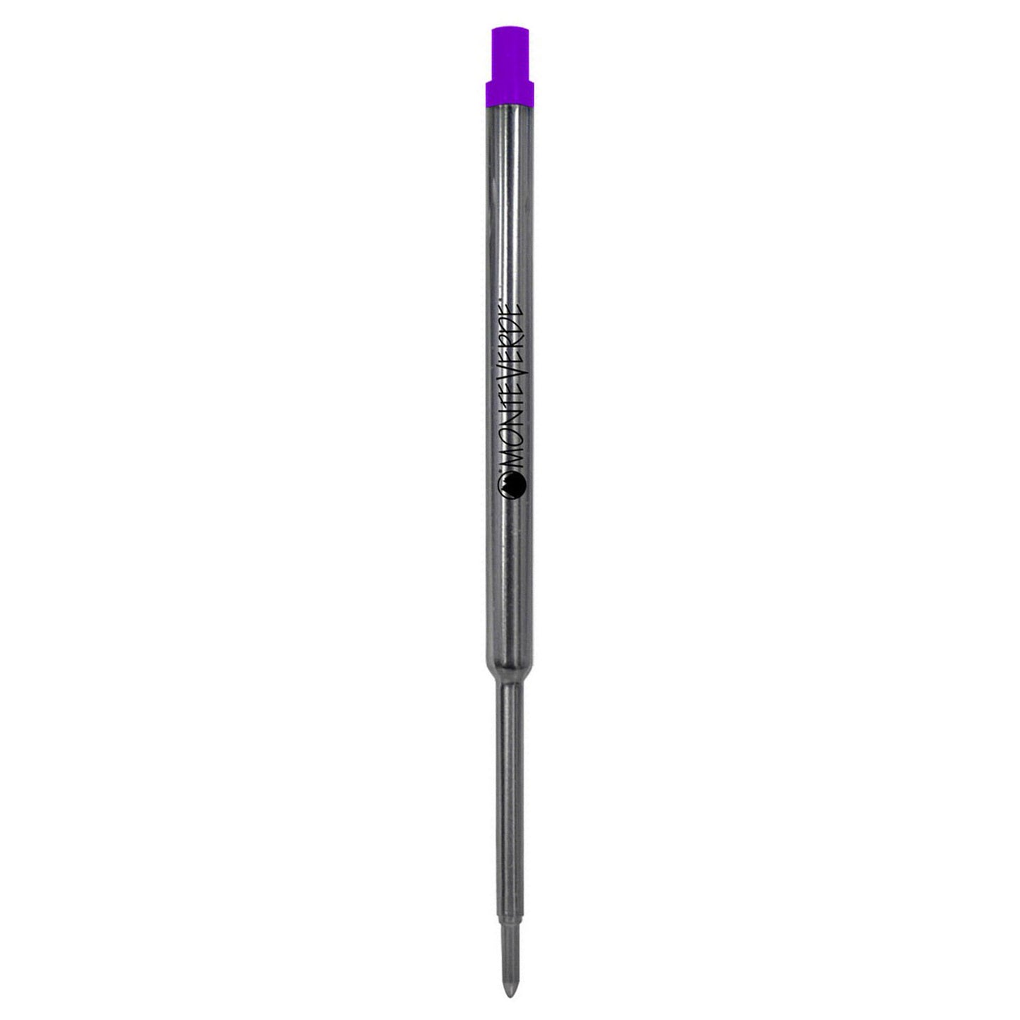 Monteverde Soft Roll Ballpoint Pen Refill (to fit Waterman - Purple - Pack of 2)