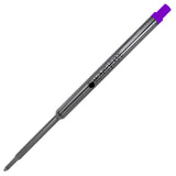 Monteverde Soft Roll Ballpoint Pen Refill (to fit Waterman - Purple - Pack of 2)