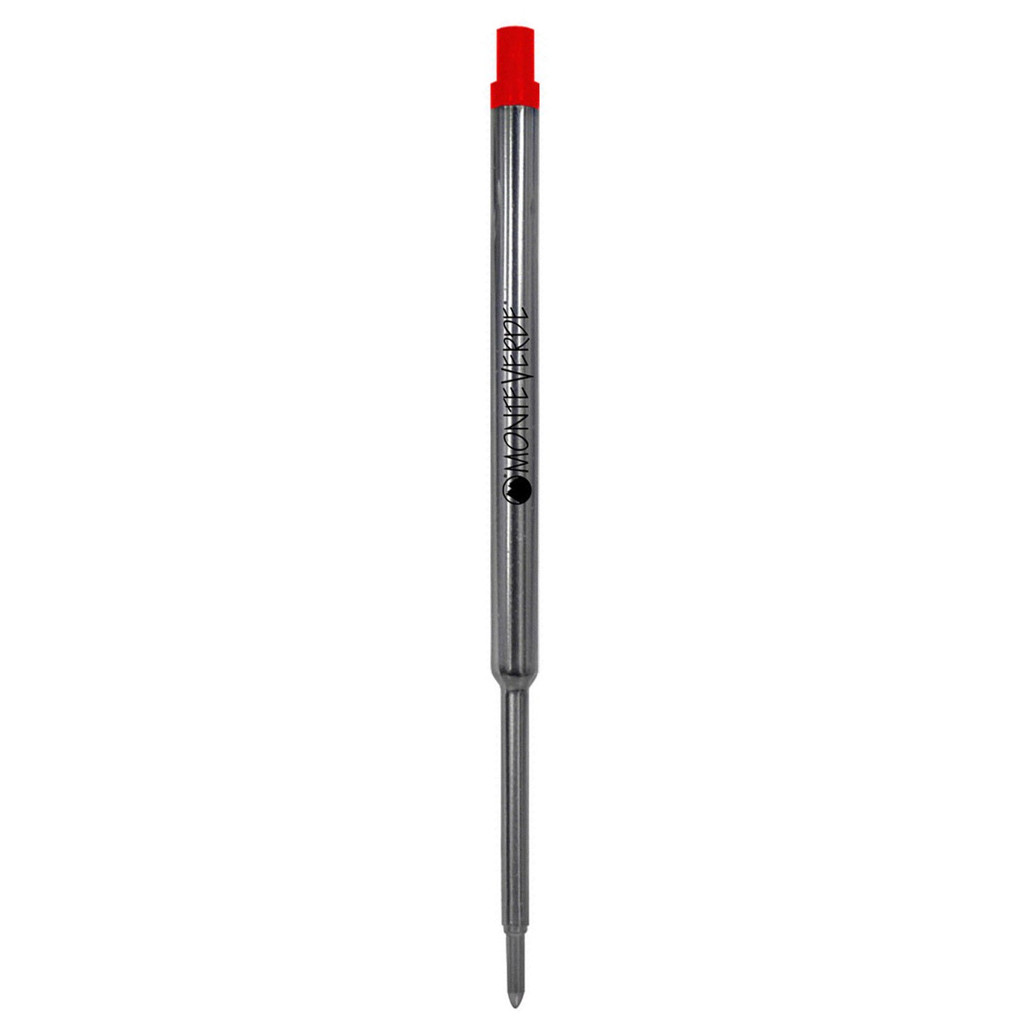 Monteverde Soft Roll Ballpoint Pen Refill (to fit Waterman - Red - Pack of 2)