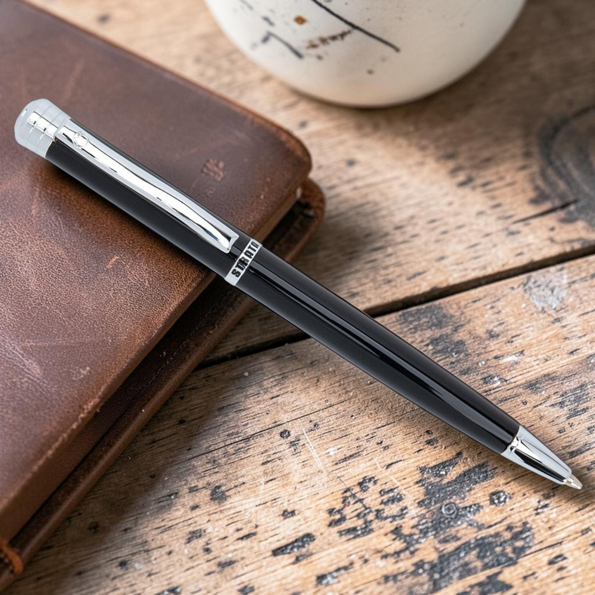 Monteverde Strata Black CT Ballpoint Pen MV29655