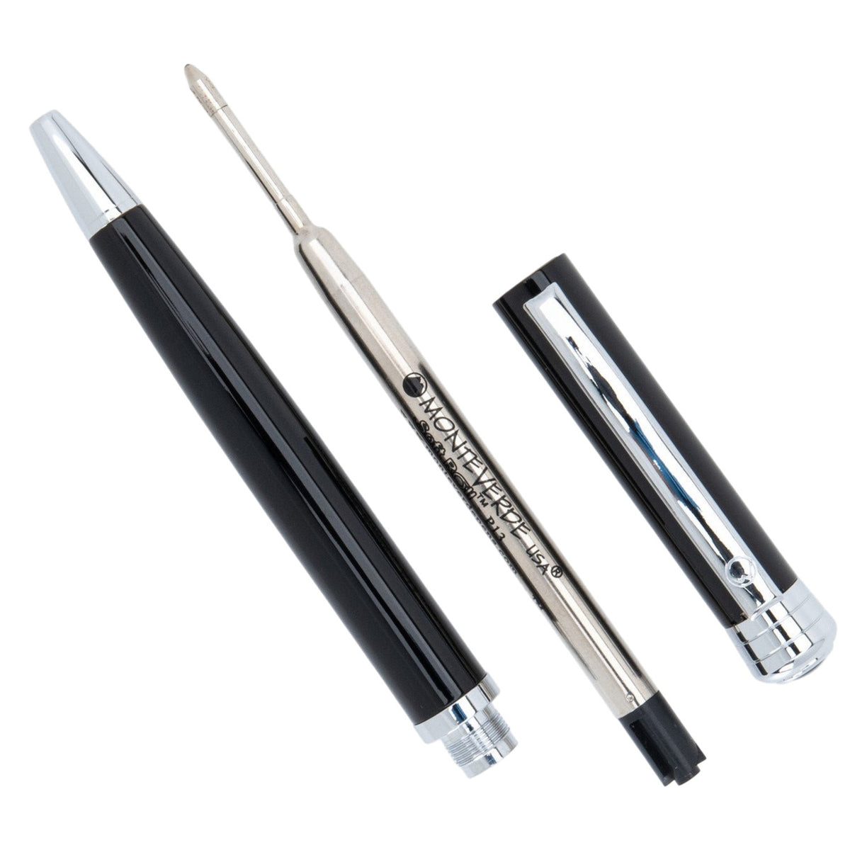 Monteverde Strata Black CT Ballpoint Pen MV29655