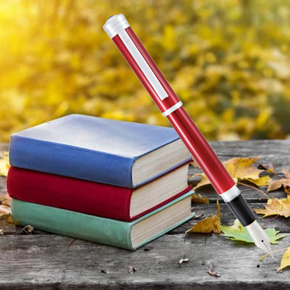 Monteverde Strata Red CT Fountain Pen
