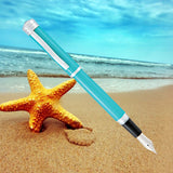 Monteverde Strata Turquoise CT Fountain Pen