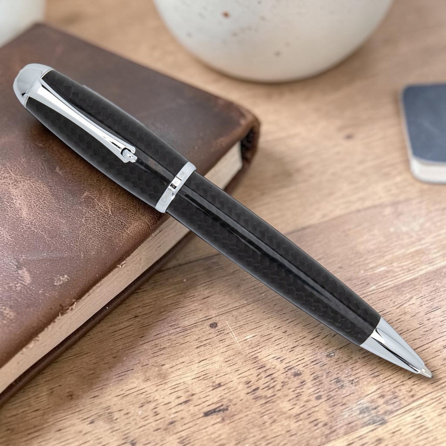 Monteverde Super Mega Carbon Fiber Black CT Ballpoint Pen MV35687