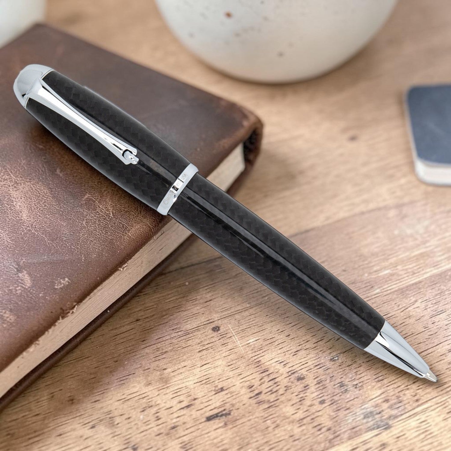 Monteverde Super Mega Carbon Fiber Black CT Ballpoint Pen MV35687