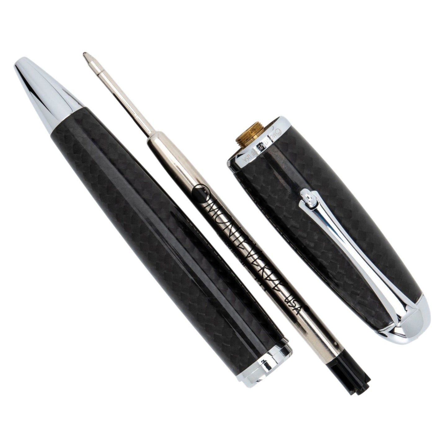 Monteverde Super Mega Carbon Fiber Black CT Ballpoint Pen MV35687