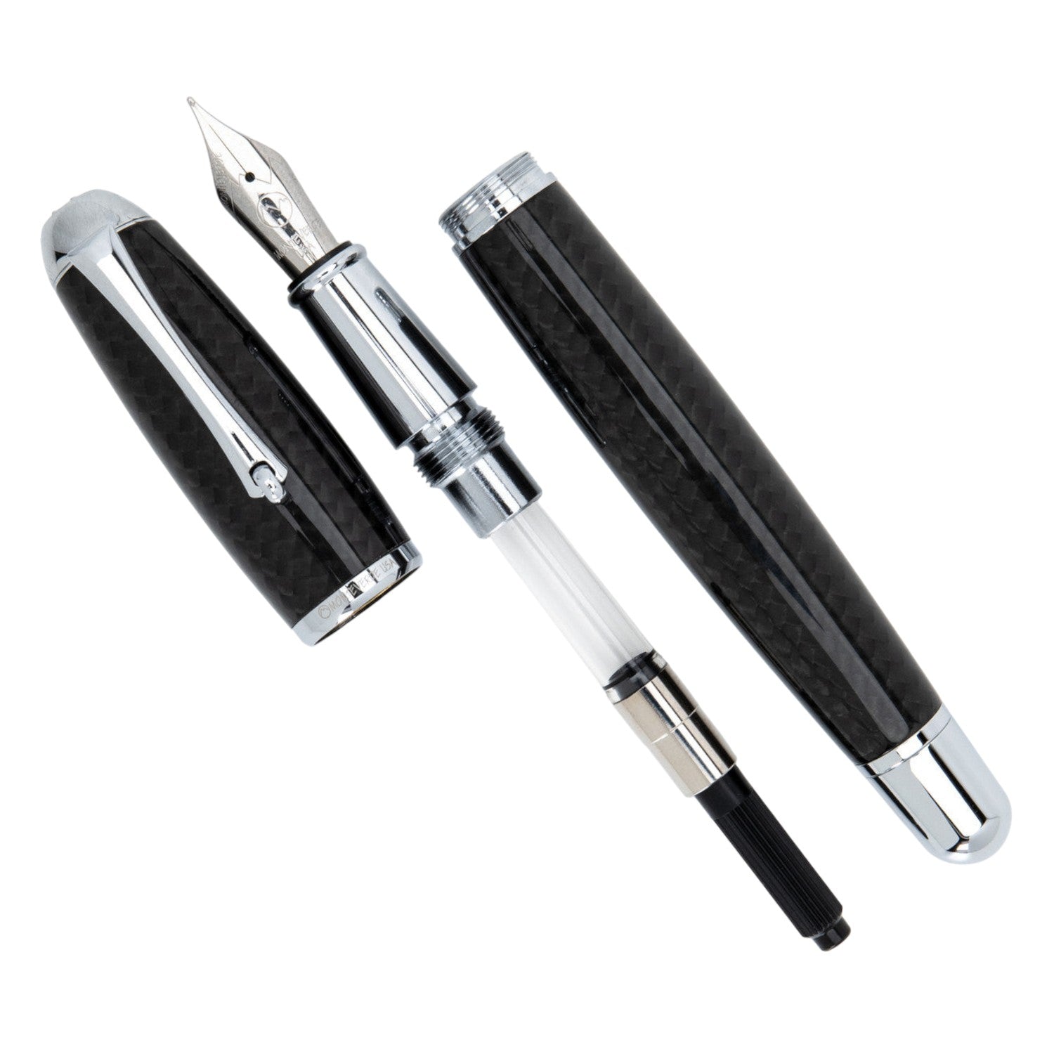 Monteverde Super Mega Carbon Fiber Black CT Fountain Pen