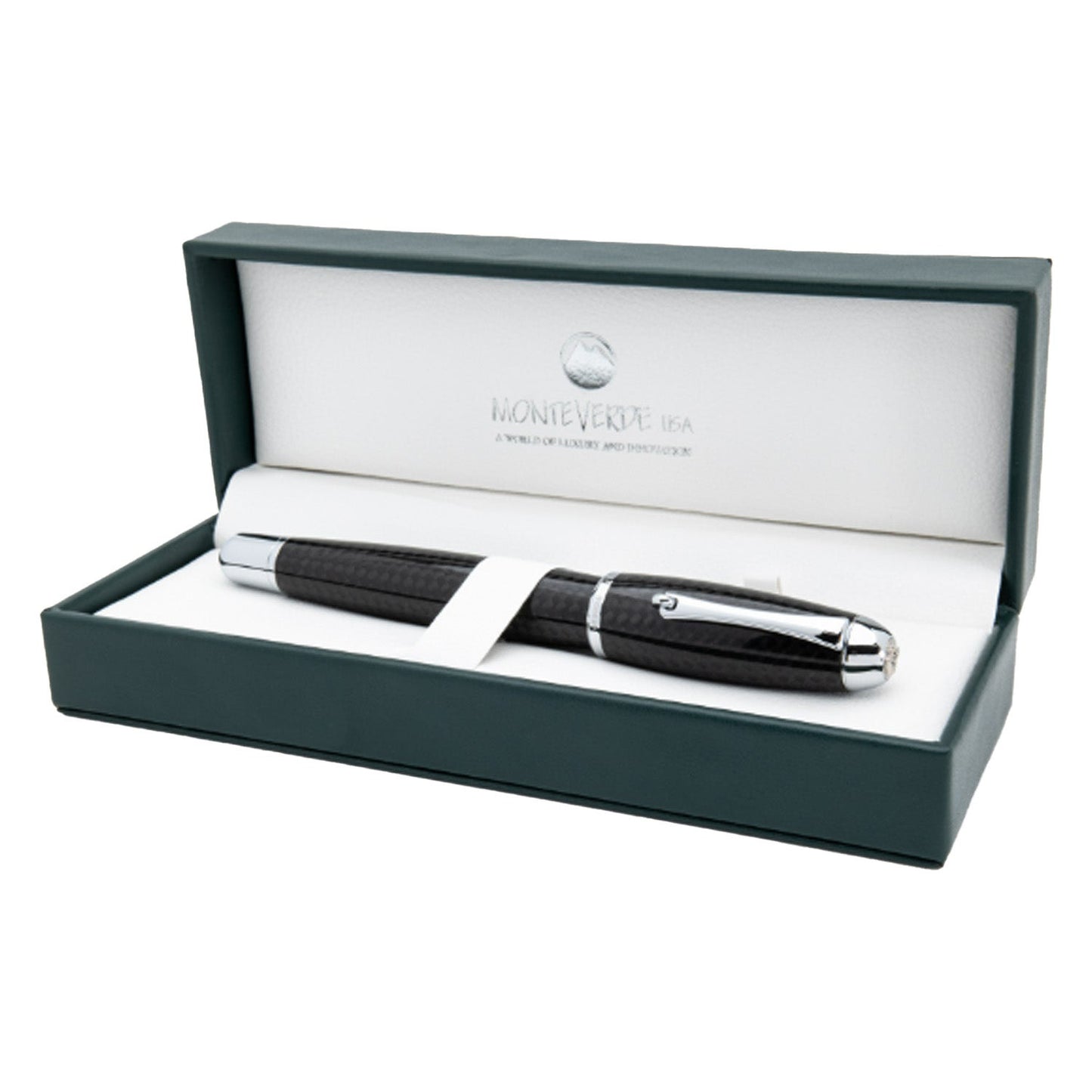 Monteverde Super Mega Carbon Fiber Black CT Roller Ball Pen MV35688