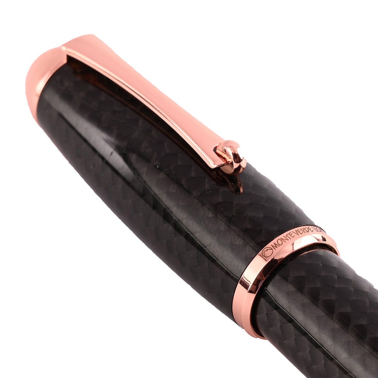 Monteverde Super Mega Carbon Fiber Black RGT Ballpoint Pen MV35707