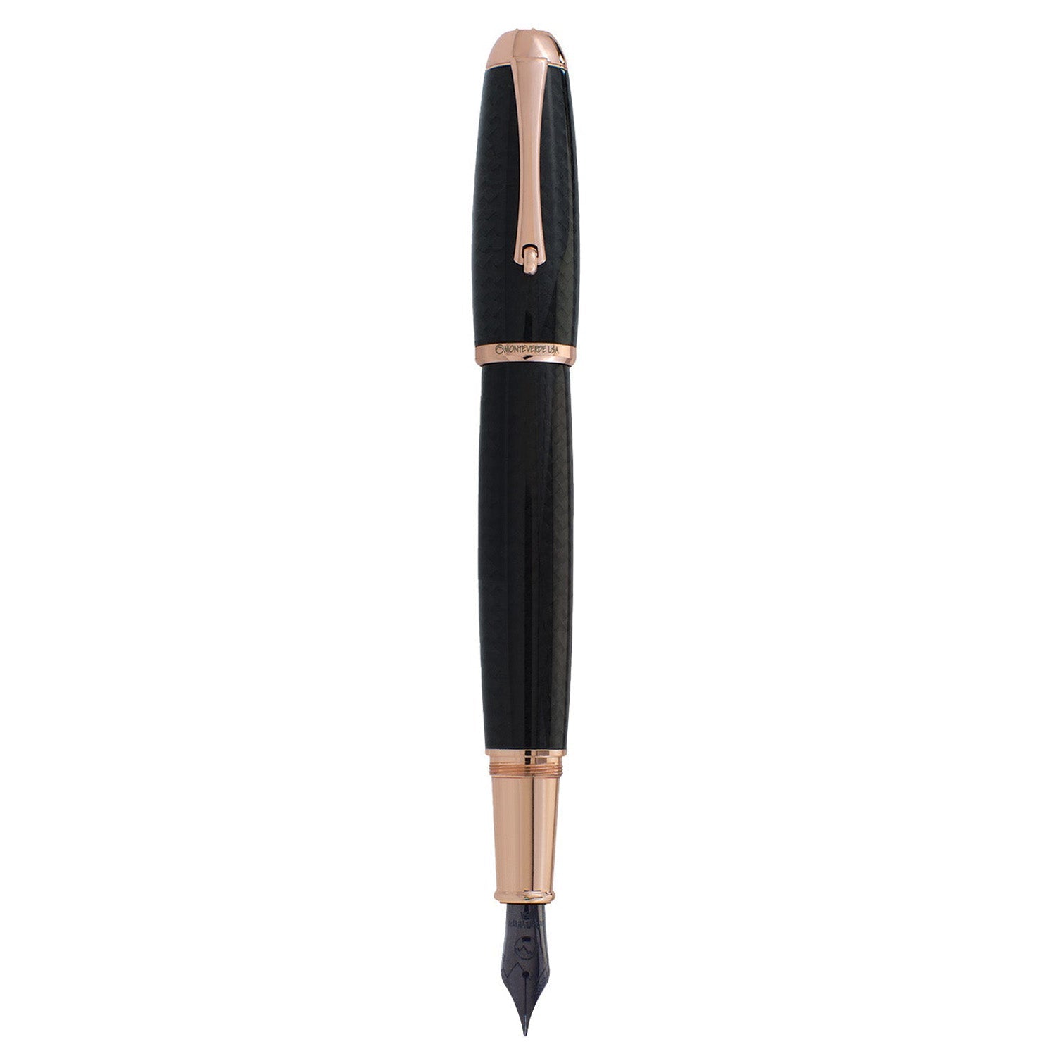 Monteverde Super Mega Carbon Fiber Black RGT Fountain Pen