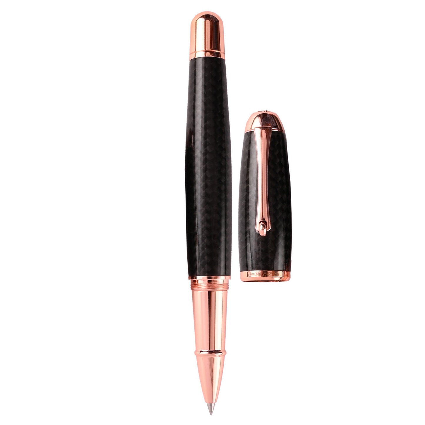 Monteverde Super Mega Carbon Fiber Black RGT Roller Ball Pen MV35708