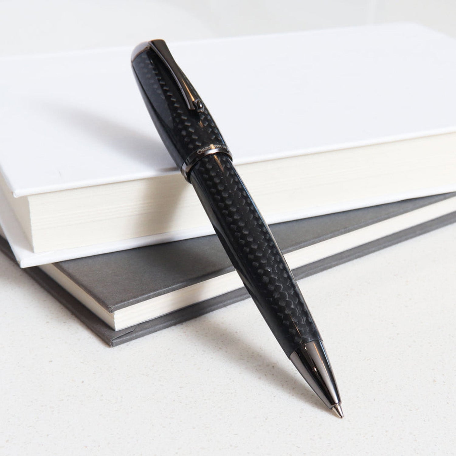 Monteverde Super Mega Carbon Fiber Black RT Ballpoint Pen MV35697