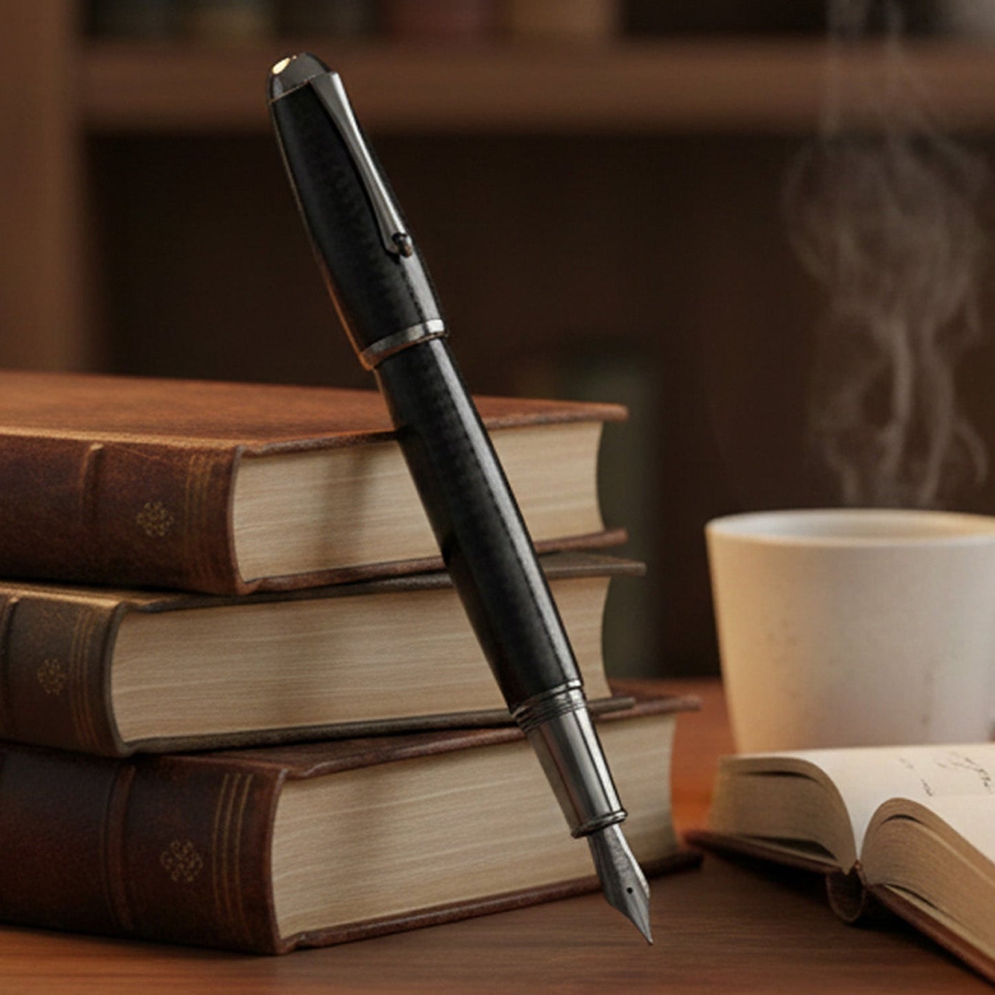 Monteverde Super Mega Carbon Fiber Black RT Fountain Pen