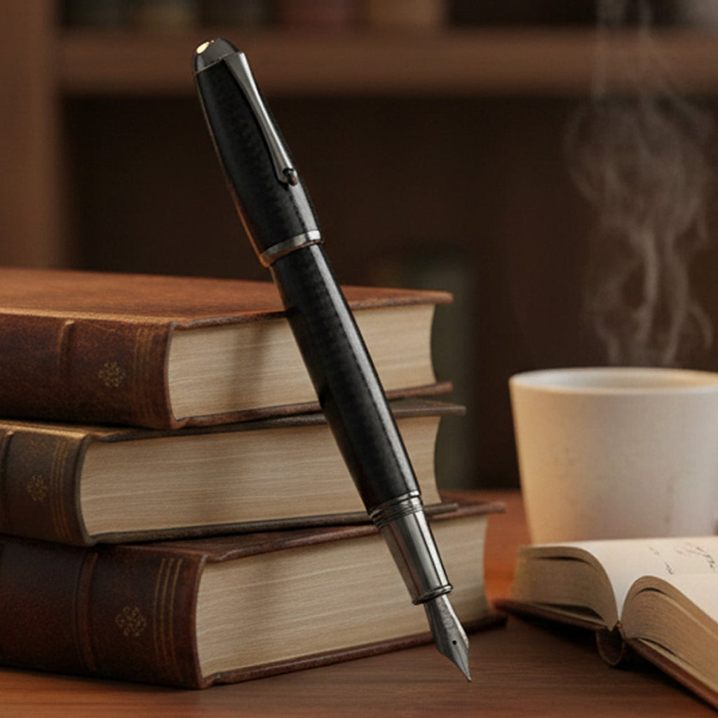 Monteverde Super Mega Carbon Fiber Black RT Fountain Pen