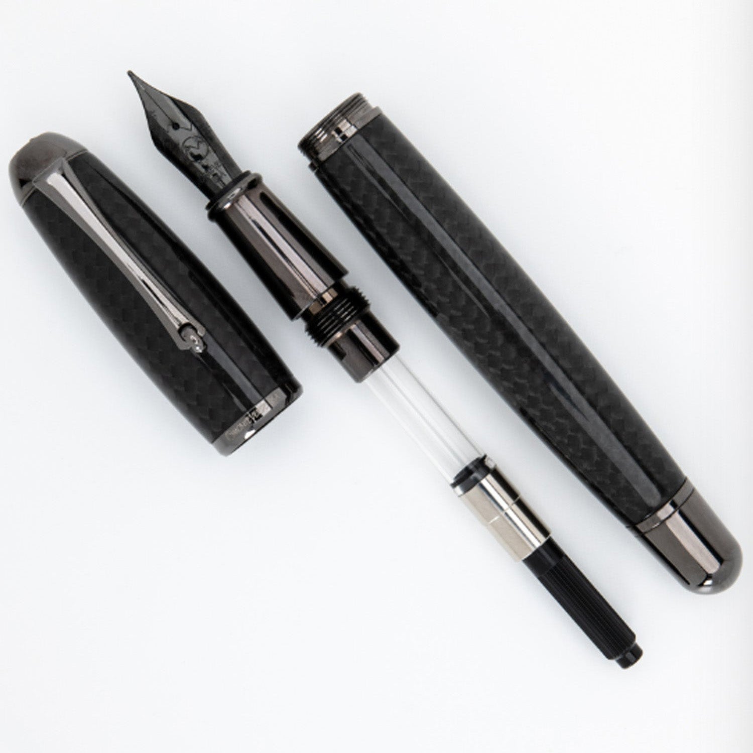 Monteverde Super Mega Carbon Fiber Black RT Fountain Pen