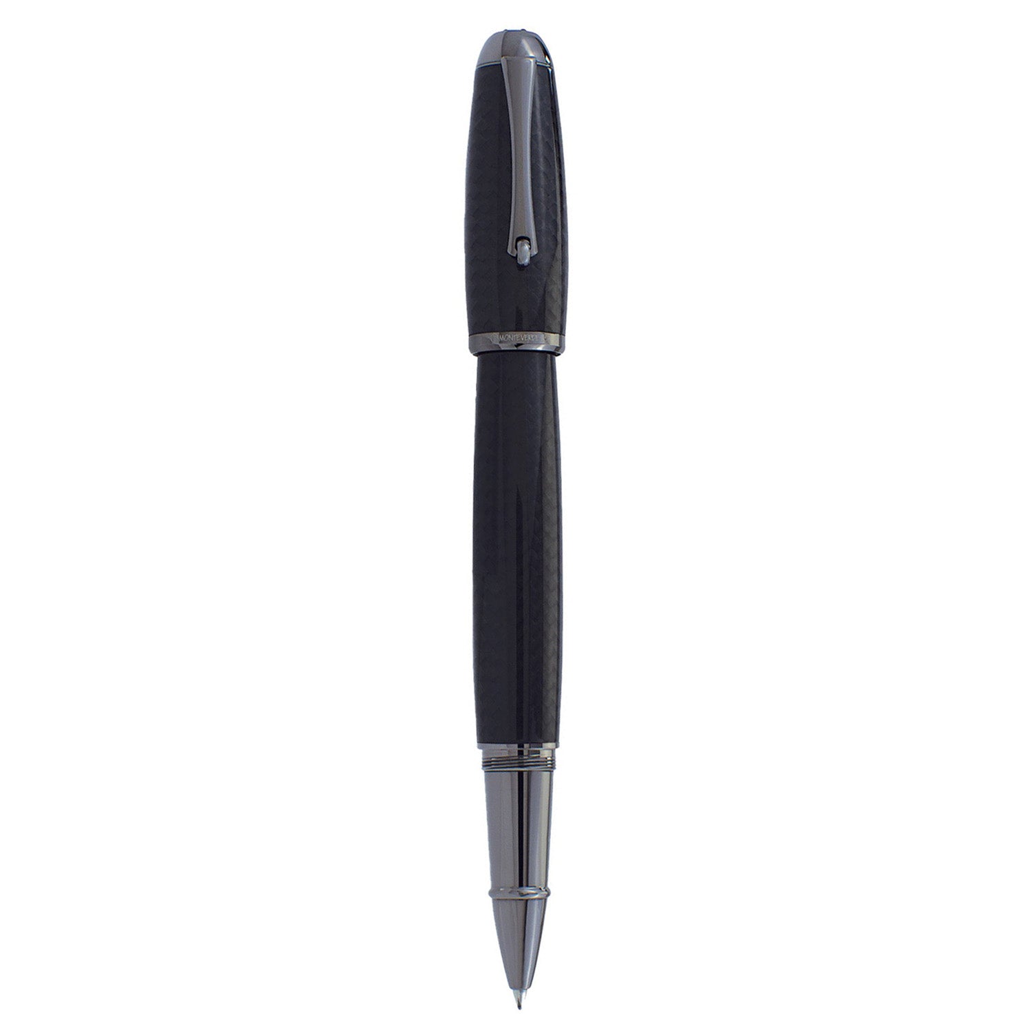 Monteverde Super Mega Carbon Fiber Black RT Roller Ball Pen MV35698