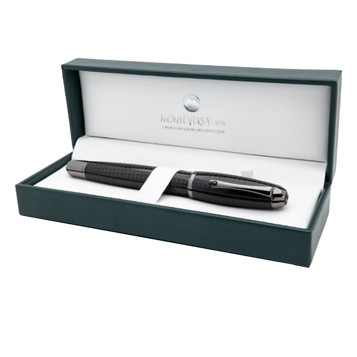 Monteverde Super Mega Carbon Fiber Black RT Roller Ball Pen MV35698