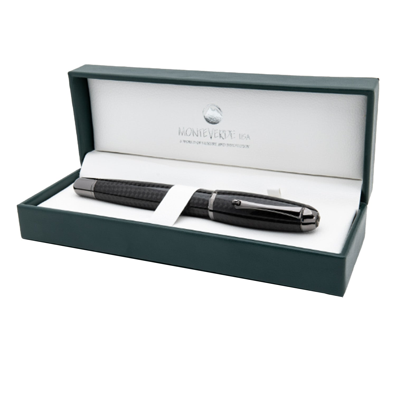 Monteverde Super Mega Carbon Fiber Black RT Roller Ball Pen MV35698