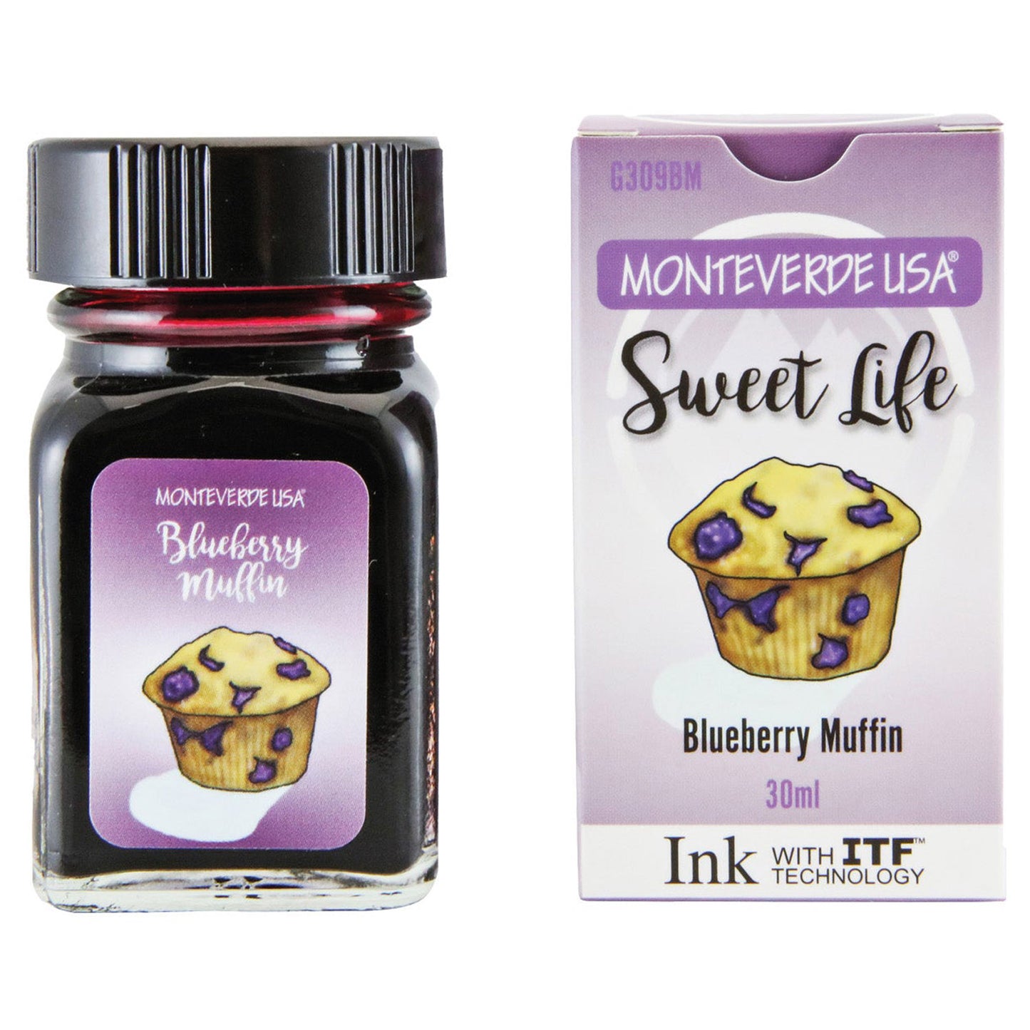 Monteverde Sweet Life Ink Bottle (Blubbery Muffin - 30 ML) G309BM