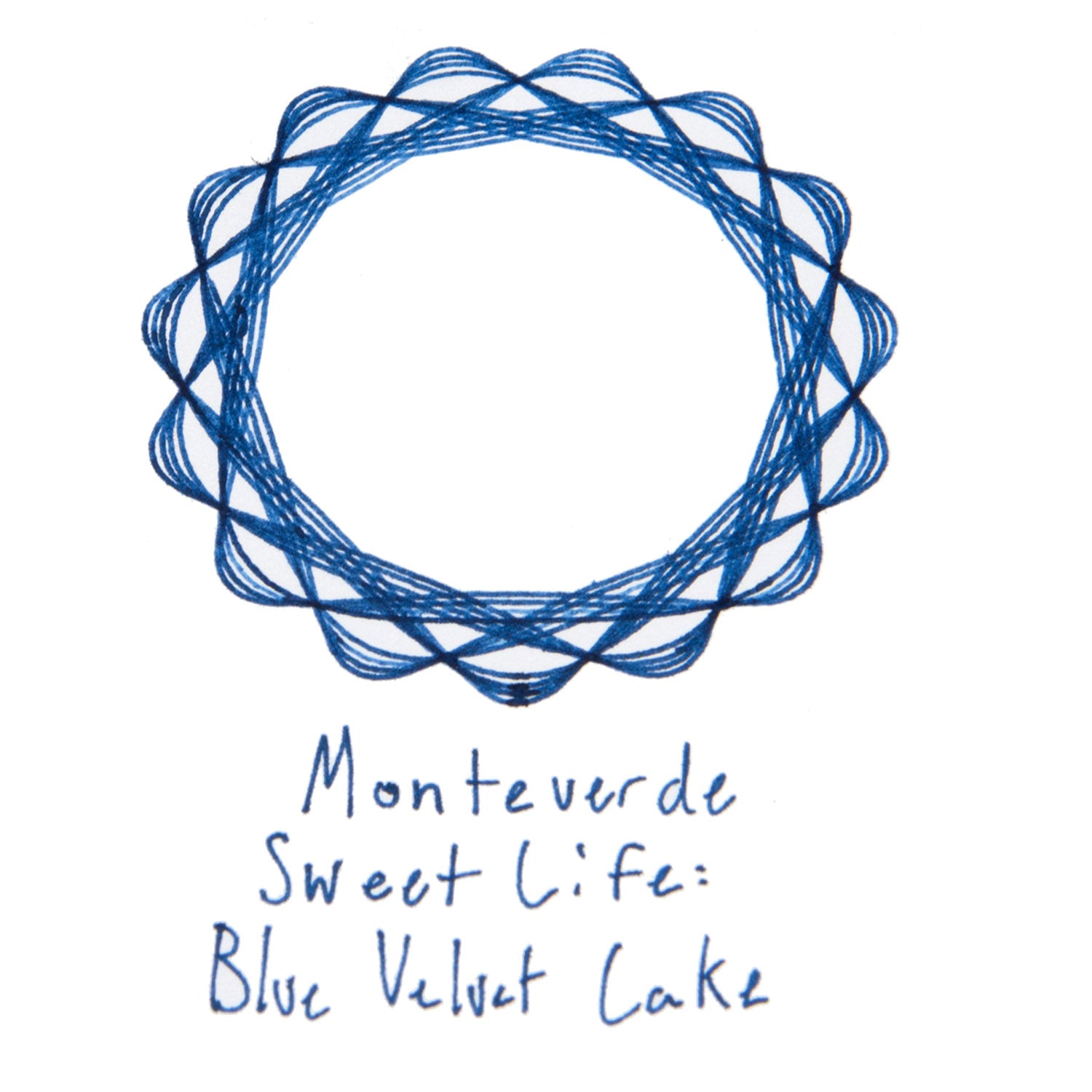 Monteverde Sweet Life Ink Bottle (Blue Velvet Cake - 30 ML) G309BV