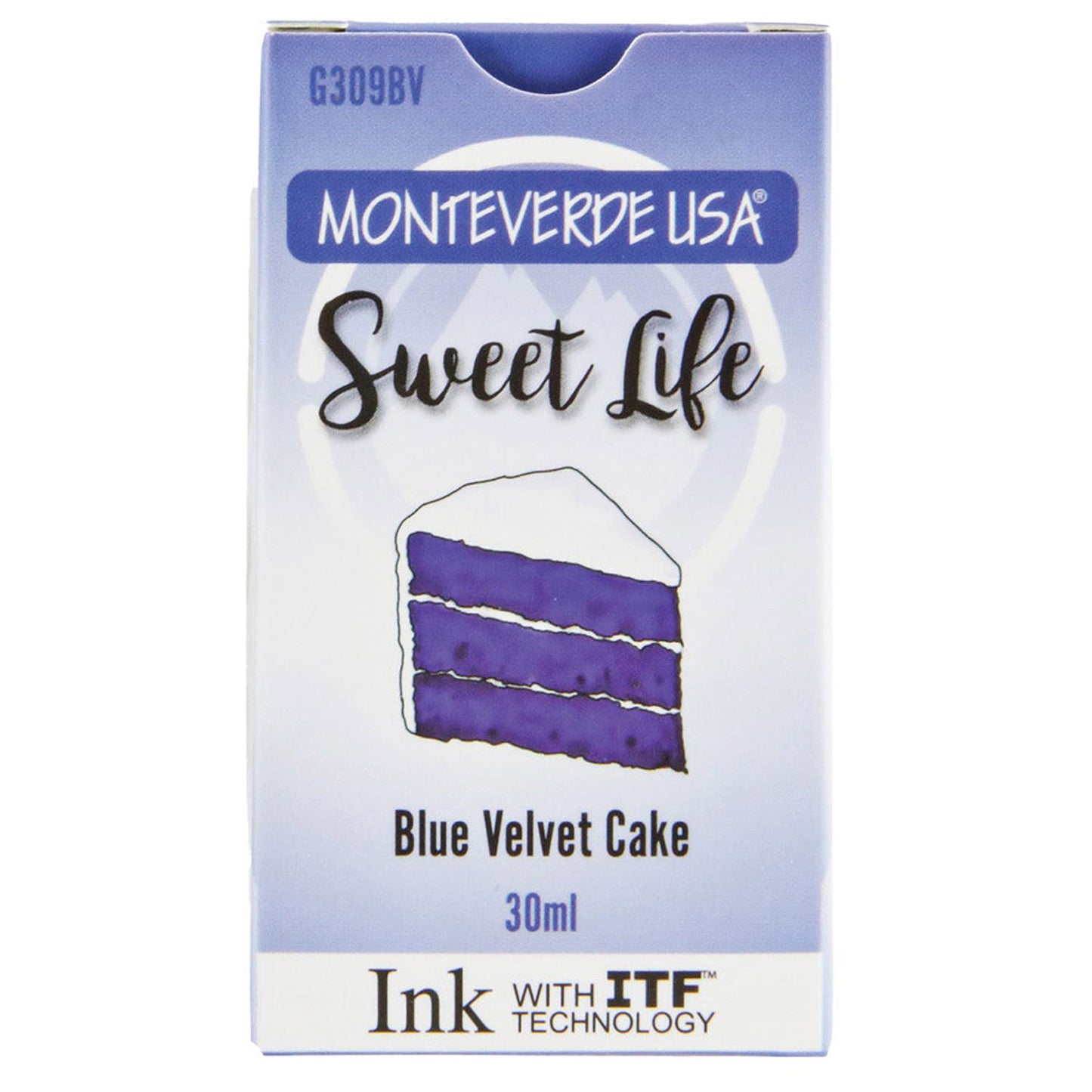 Monteverde Sweet Life Ink Bottle (Blue Velvet Cake - 30 ML) G309BV