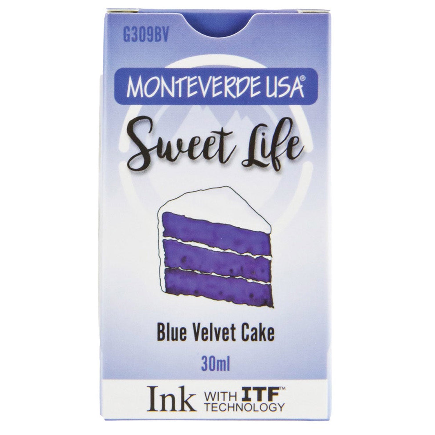 Monteverde Sweet Life Ink Bottle (Blue Velvet Cake - 30 ML) G309BV
