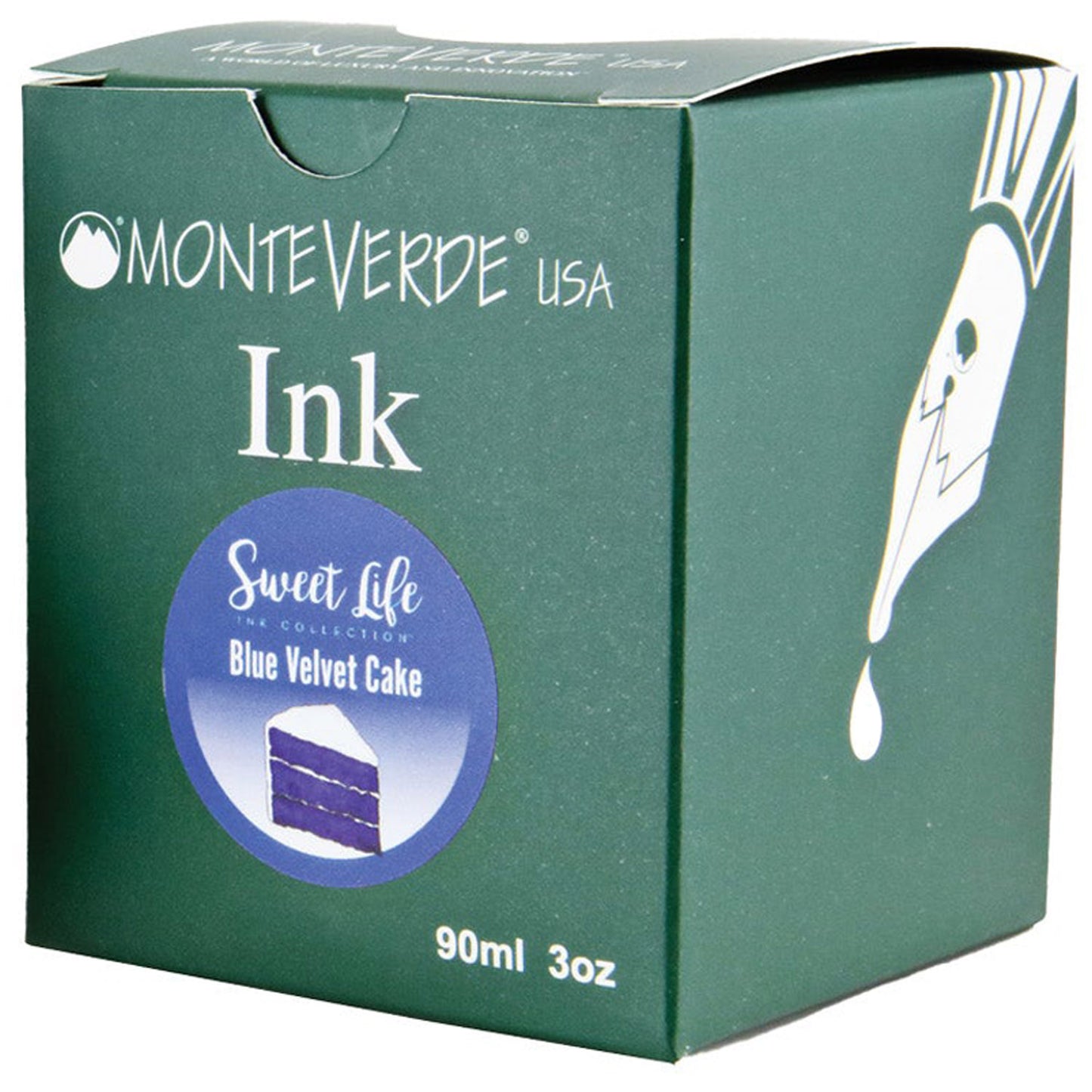 Monteverde Sweet Life Ink Bottle (Blue Velvet Cake - 90 ML) G308BV