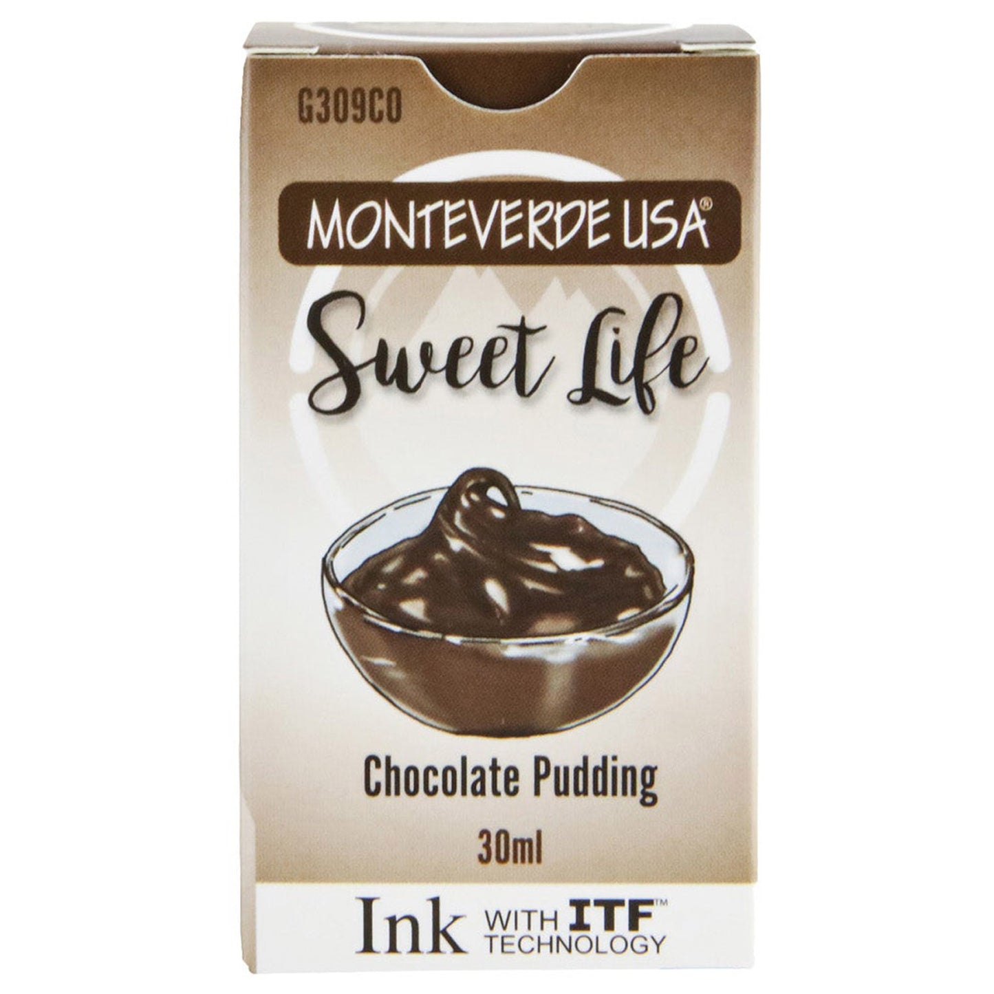 Monteverde Sweet Life Ink Bottle (Chocolate Pudding - 30 ML) G309CO