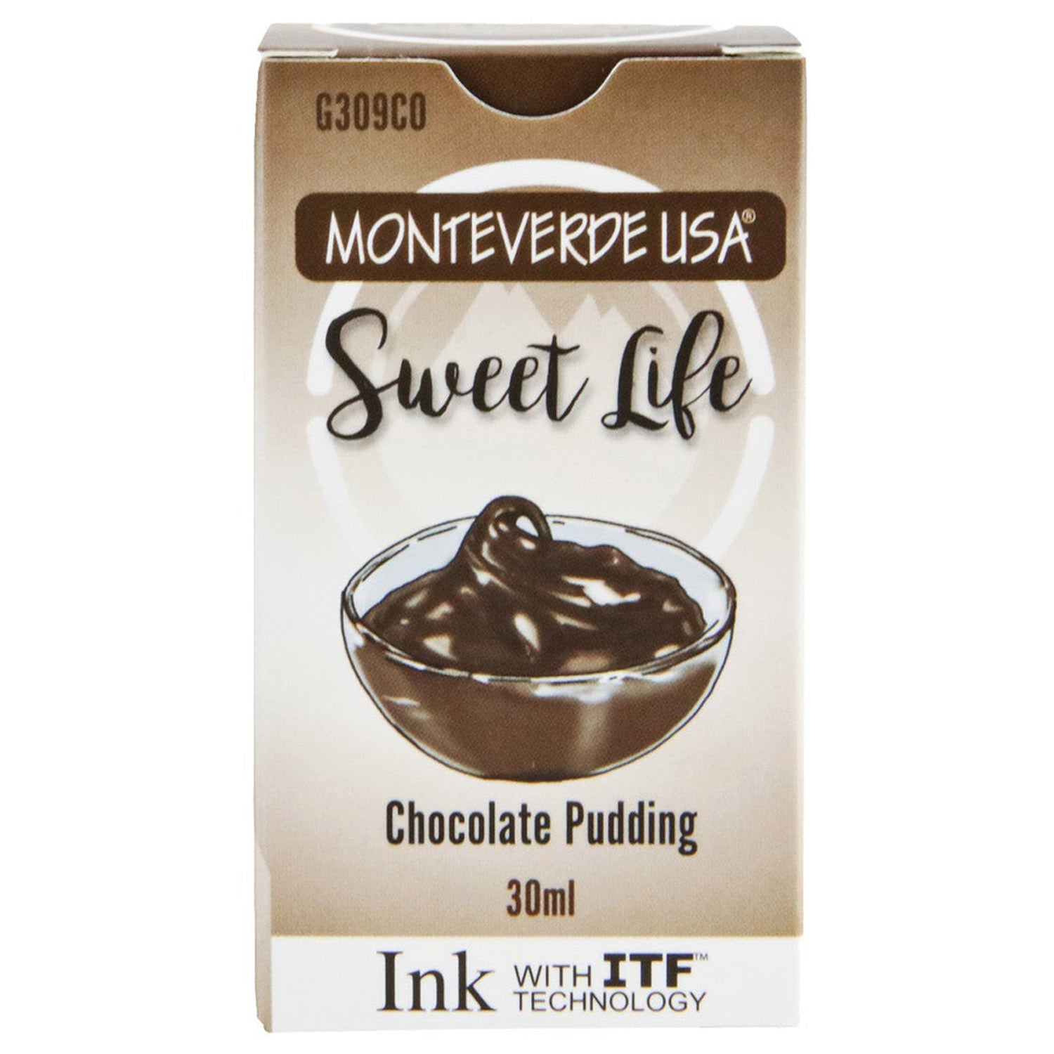 Monteverde Sweet Life Ink Bottle (Chocolate Pudding - 30 ML) G309CO
