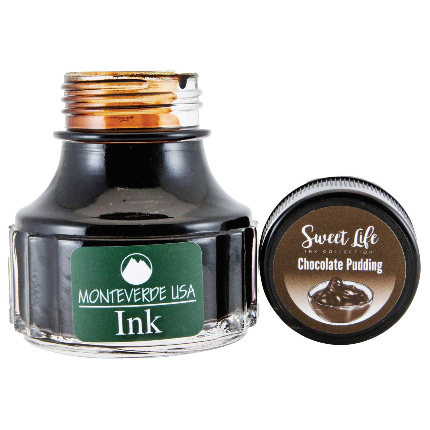 Monteverde Sweet Life Ink Bottle (Chocolate Pudding - 90 ML) G308CO