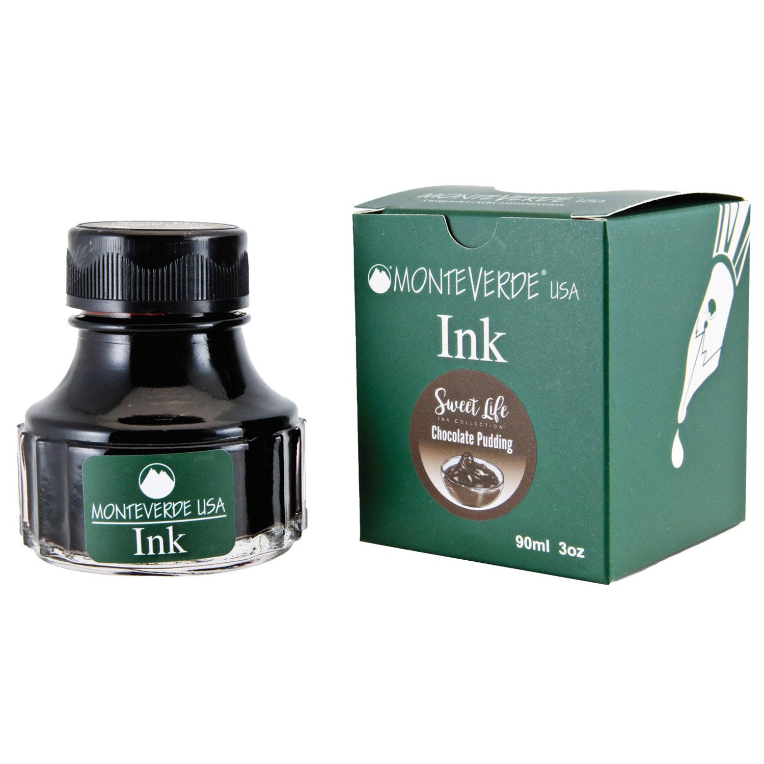 Monteverde Sweet Life Ink Bottle (Chocolate Pudding - 90 ML) G308CO