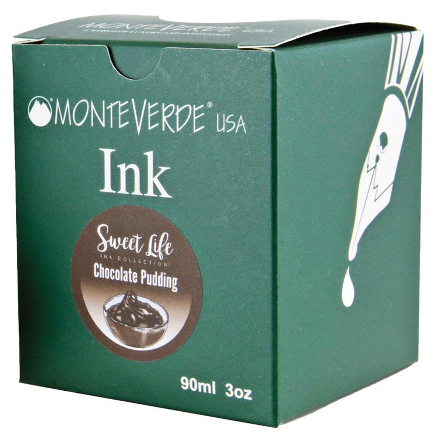 Monteverde Sweet Life Ink Bottle (Chocolate Pudding - 90 ML) G308CO