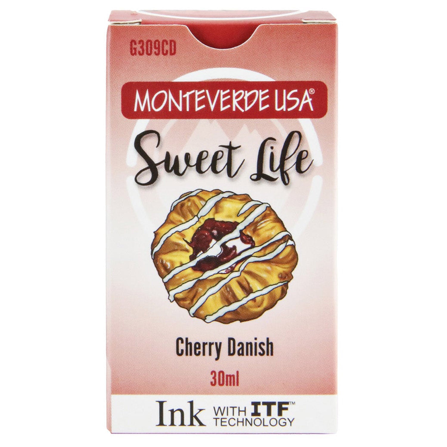 Monteverde-Sweet-Life-Ink-Bottle-(Cherry-Danish---30-ML)-G309CD