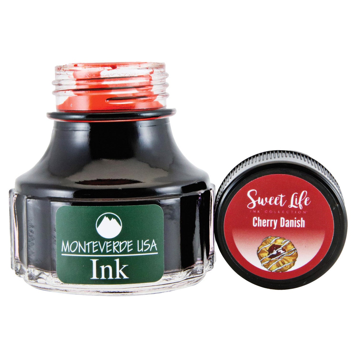Monteverde Sweet Life Ink Bottle (Cherry Danish - 90 ML) G308CD