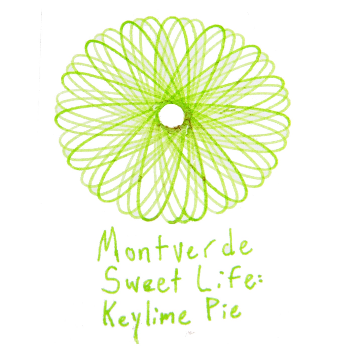 Monteverde Sweet Life Ink Bottle (Keylime Pie - 90 ML) G308KL