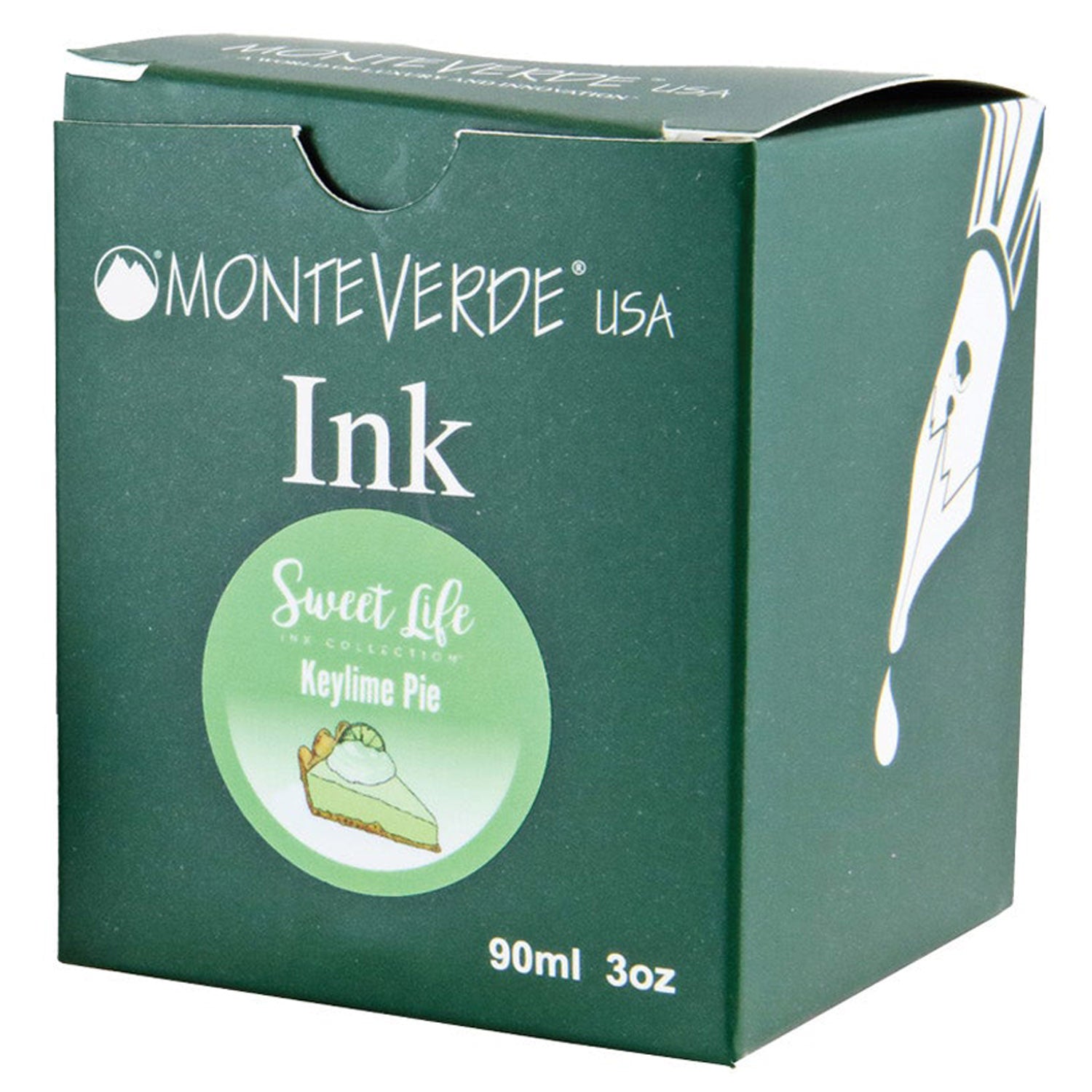 Monteverde Sweet Life Ink Bottle (Keylime Pie - 90 ML) G308KL
