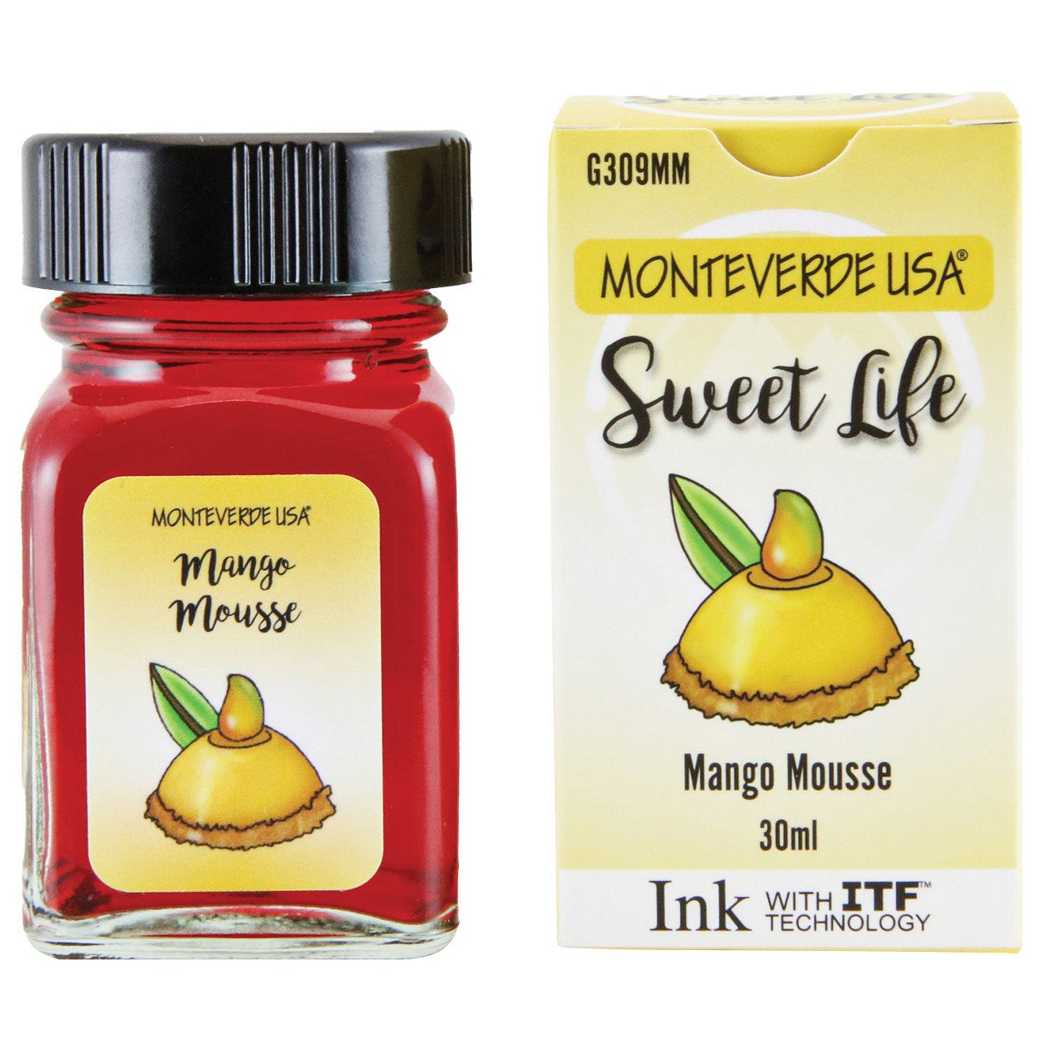 Monteverde Sweet Life Ink Bottle (Mango Mousse - 30 ML) G309MM