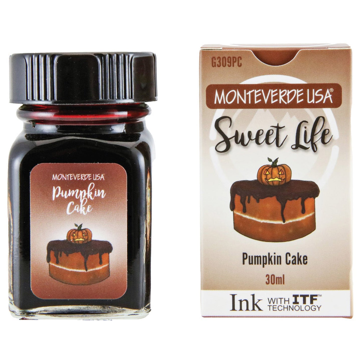Monteverde Sweet Life Ink Bottle (Pumpkin Cake - 30 ML) G309PC