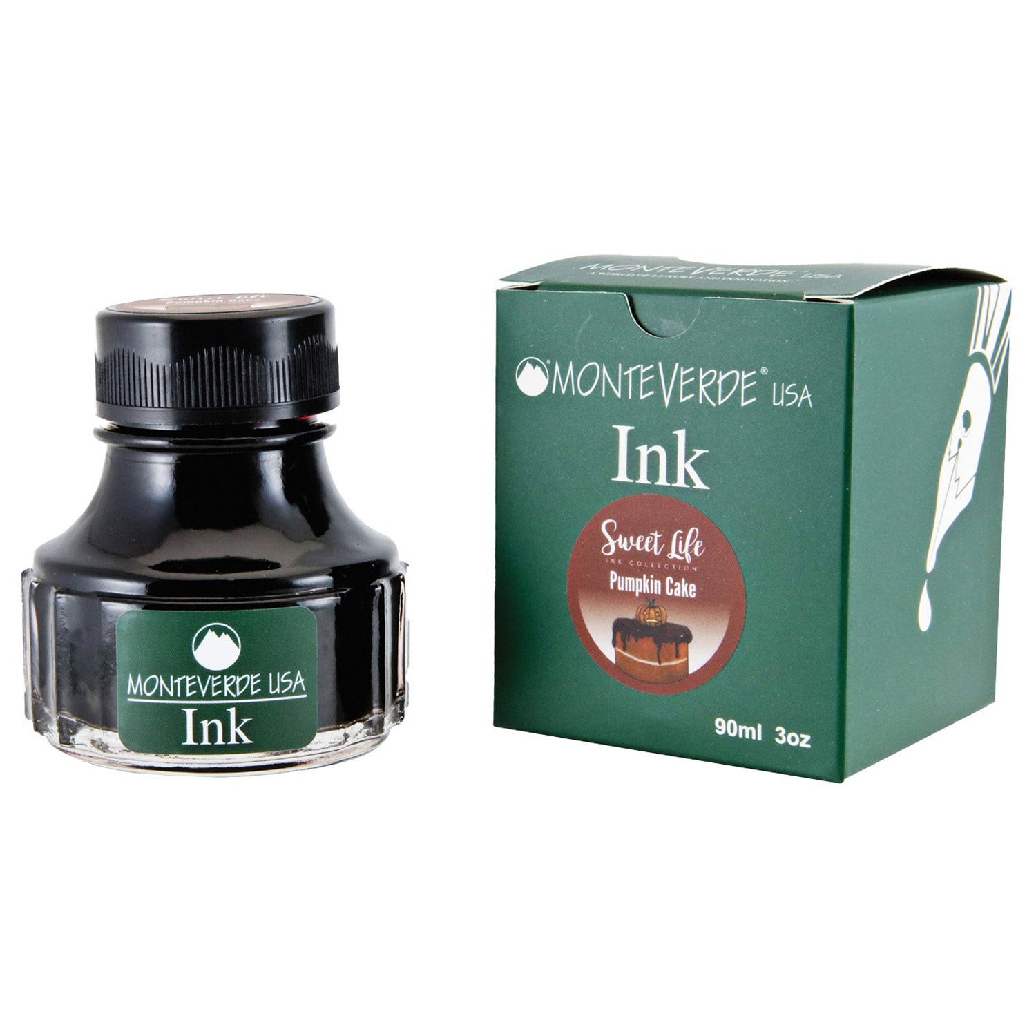 Monteverde Sweet Life Ink Bottle (Pumpkin Cake - 90 ML) G308PC