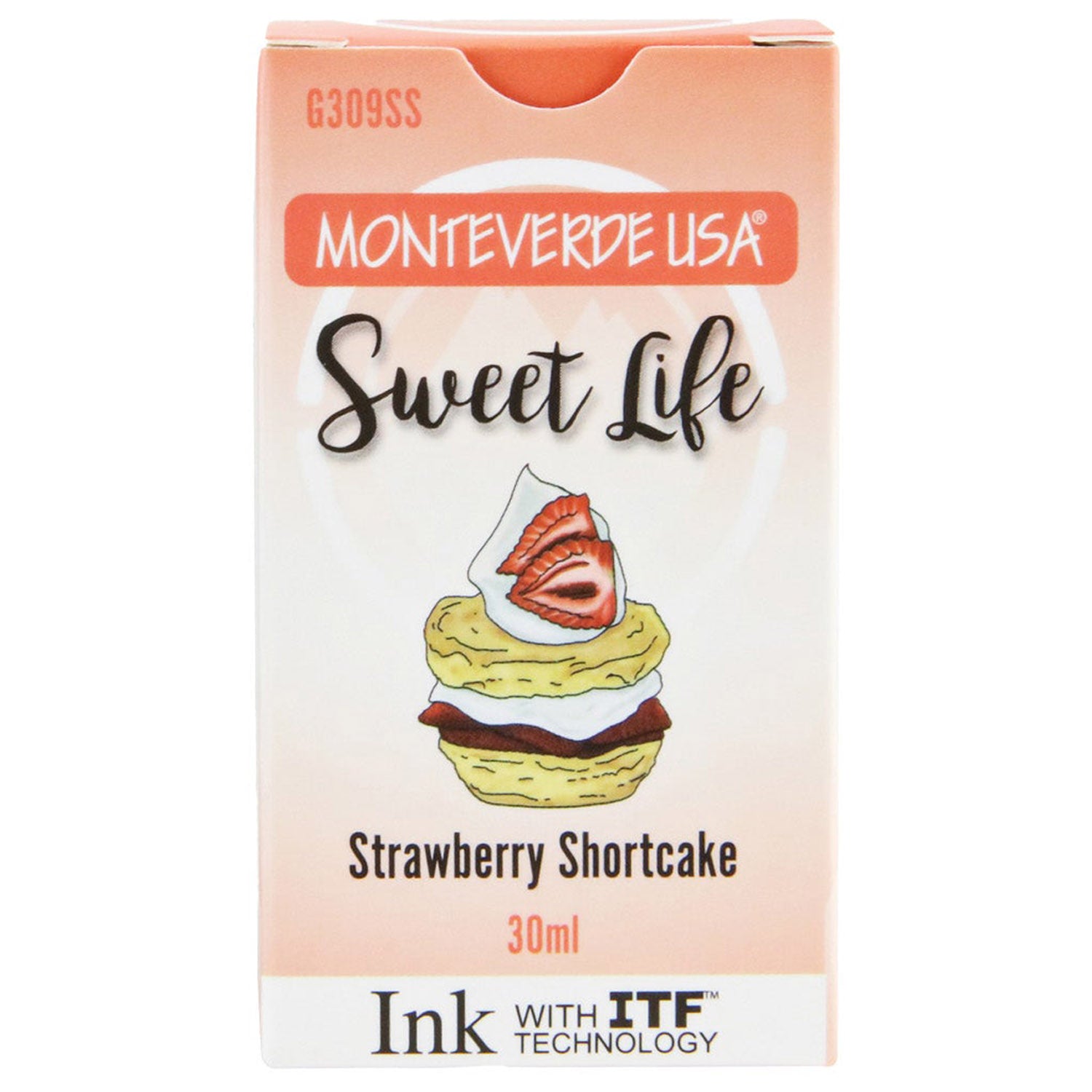 Monteverde Sweet Life Ink Bottle (Strawberry Shortcake - 30 ML) G309SS