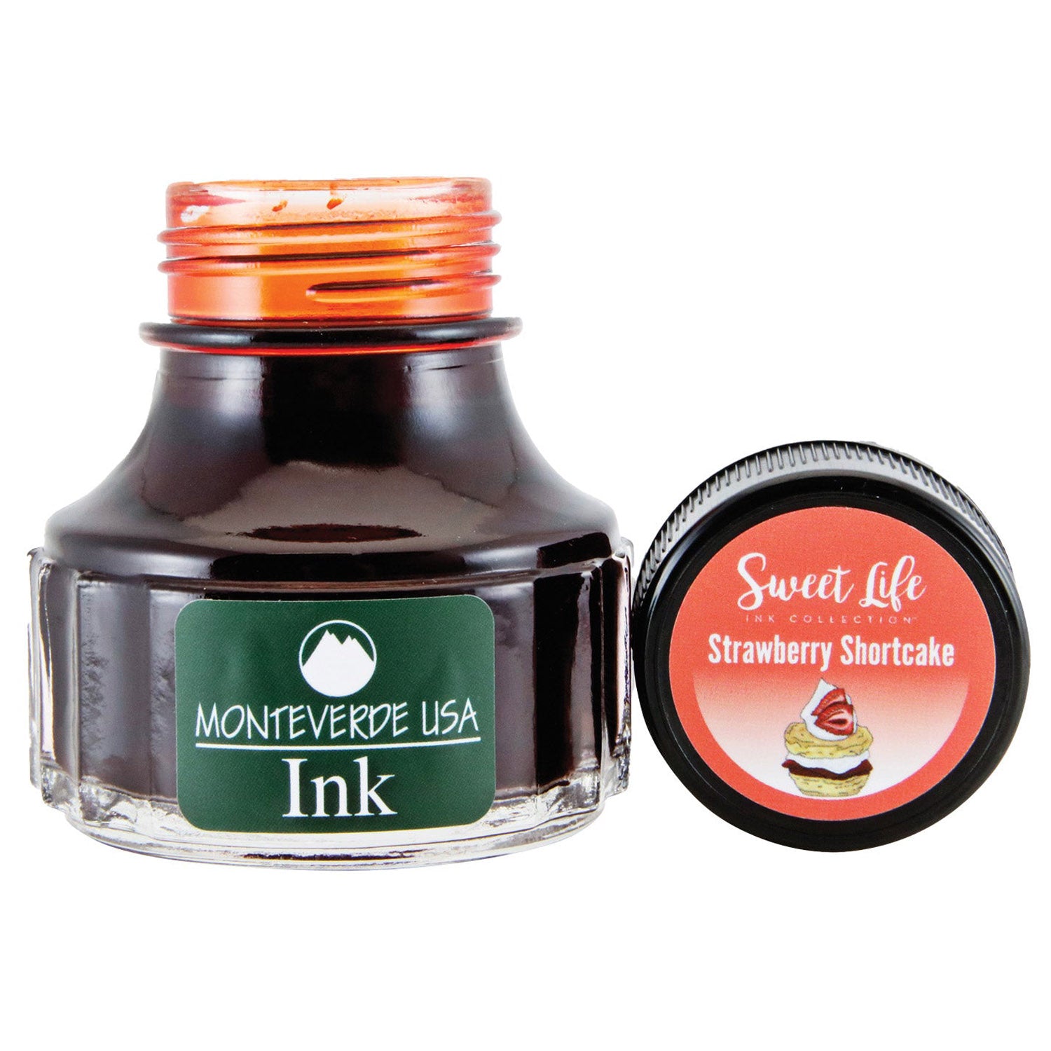 Monteverde Sweet Life Ink Bottle (Strawberry Shortcake - 90 ML) G308SS