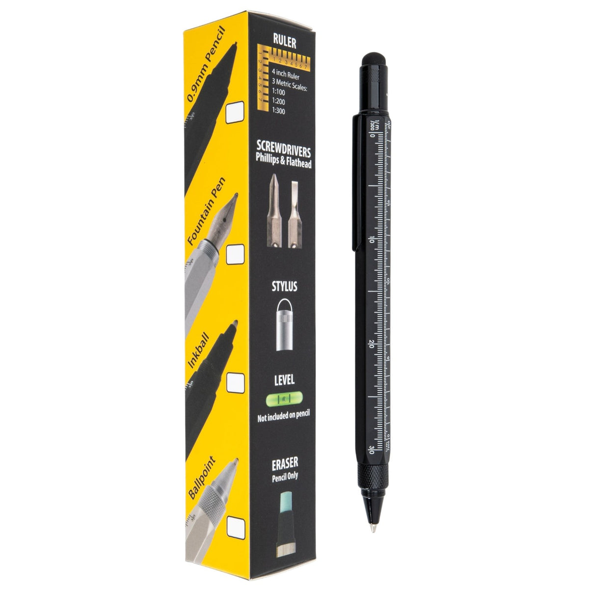 Monteverde 9 Function Tool Black PVD Ballpoint Pen MV35210