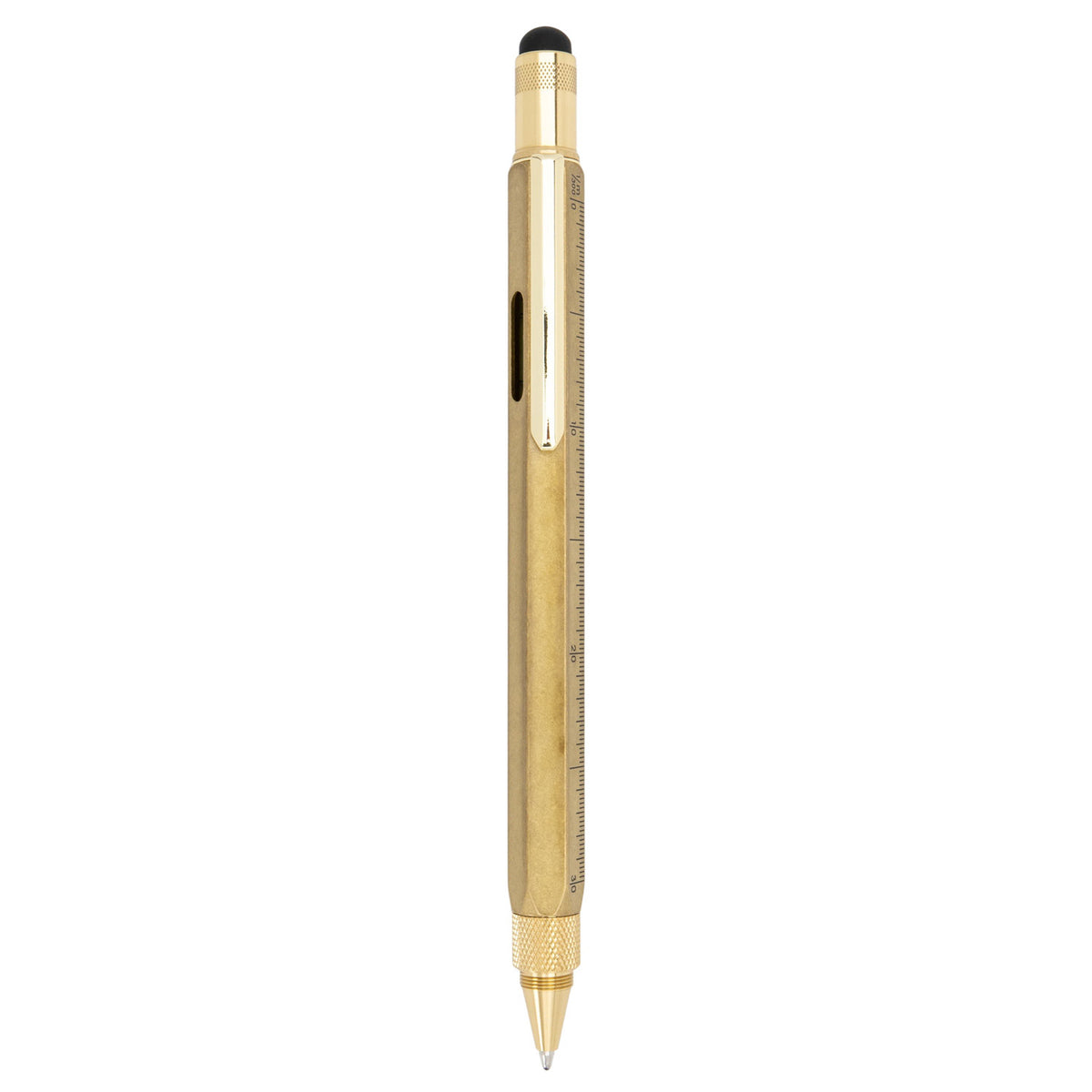 Monteverde 9 Function Tool Solid Brass GT Ballpoint Pen MV35480