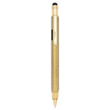 Monteverde 9 Function Tool Solid Brass GT Ballpoint Pen MV35480